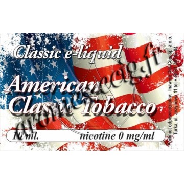 E-Liquide American 0 mg TDM classique