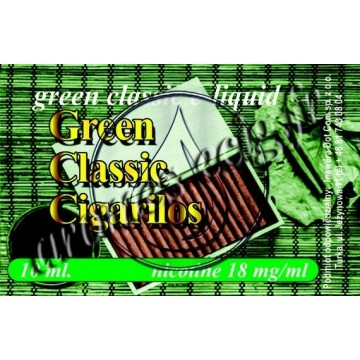 Green e-liquide Cigarillos 18 mg TDM classique