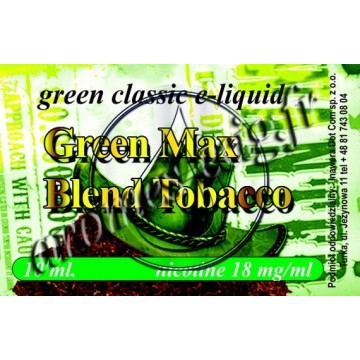 Green e-liquide Max Blend 18 mg TDM classique
