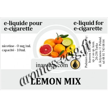 E-Liquide Citron Mix 0 mg Inawera