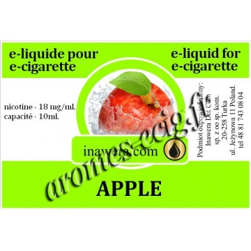 E-Liquide Pomme 18 mg Inawera