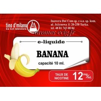 E-Liquide Banane 12 mg Tino D'Milano