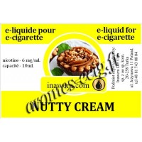 E-Liquide Crème De Noisette 6 mg Inawera