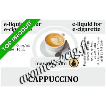 E-Liquide Cappuccino 0 mg Inawera