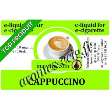 E-Liquide Cappuccino 18 mg Inawera
